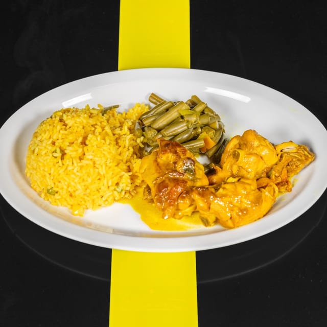 Curry Chicken Dinner.